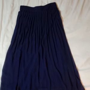 Royal Blue A-line Skirt